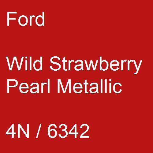 Ford, Wild Strawberry Pearl Metallic, 4N / 6342.